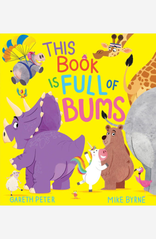 Book cover of This Book is Full of Bums by Gareth Peter at Wild and the Sage, Galle, Sri Lanka