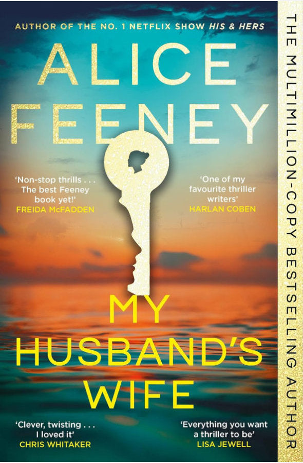 Book cover of My Husband's Wife by Alice Feeney at Wild and the Sage, Galle, Sri Lanka