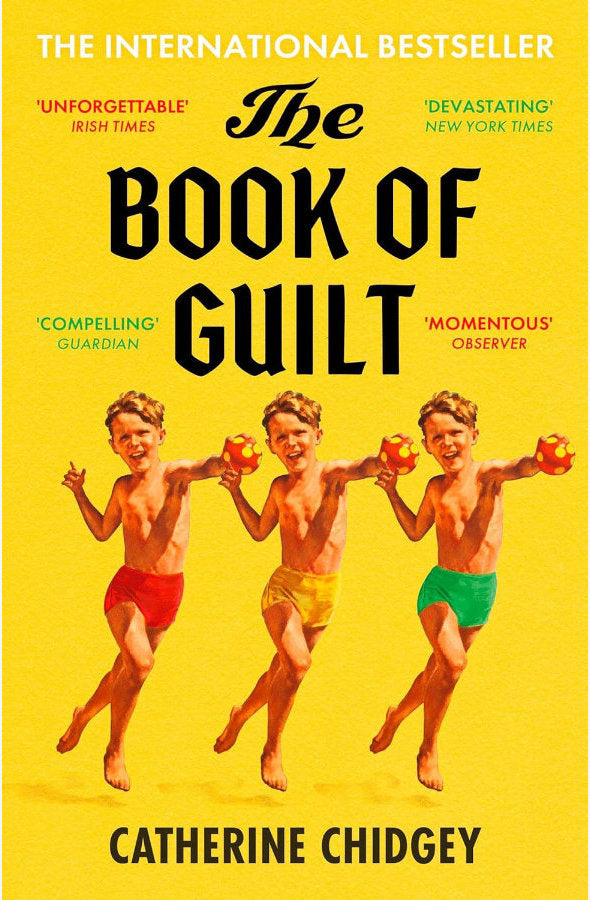 Book cover of The Book of Guilt by Catherine Chidgey at Wild and the Sage, Galle, Sri Lanka