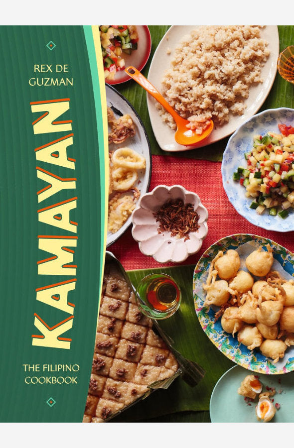 Book cover of Kamayan by Rex De Guzman at Wild and the Sage, Galle, Sri Lanka