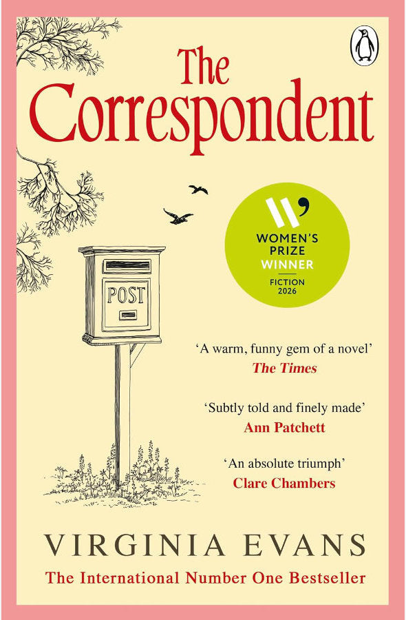 Book cover of The Correspondent by Virginia Evans at Wild and the Sage, Galle, Sri Lanka