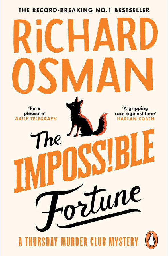 Book cover of The Impossible Fortune by Richard Osman at Wild and the Sage, Galle, Sri Lanka