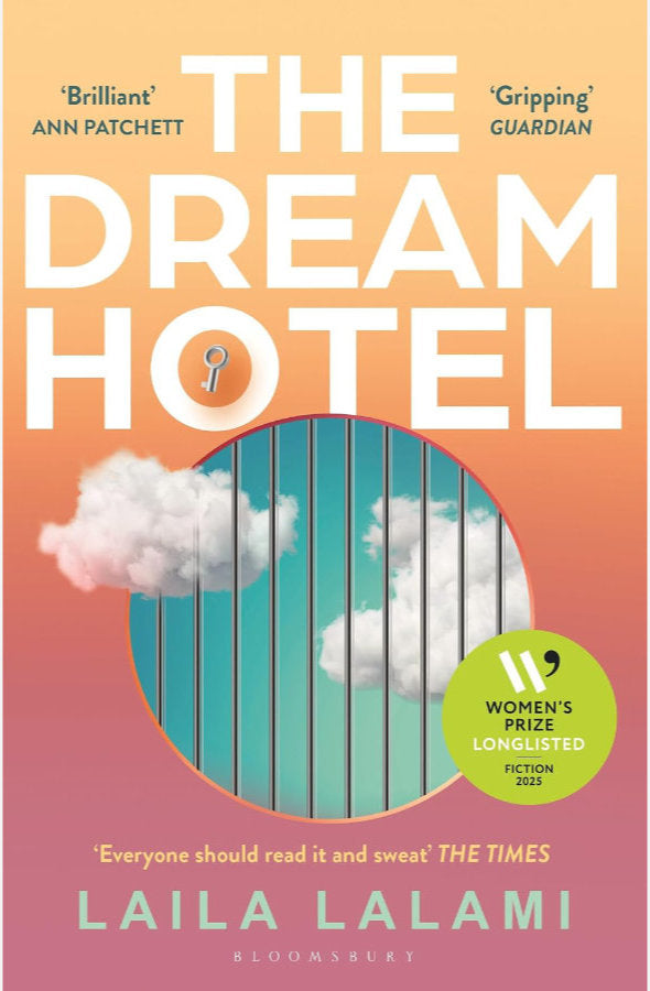 Book cover of The Dream Hotel by Laila Lalami at Wild and the Sage, Galle, Sri Lanka