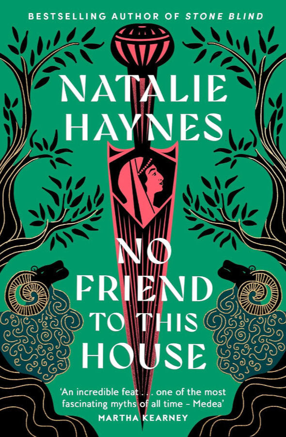 Book cover of No Friend to This House by Natalie Haynes at Wild and the Sage, Galle, Sri Lanka