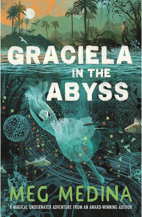 Book cover of Graciela in the Abyss by Meg Medina at Wild and the Sage, Galle, Sri Lanka