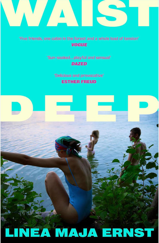 Book cover of Waist Deep by Linea Maja Ernst at Wild and the Sage, Galle, Sri Lanka