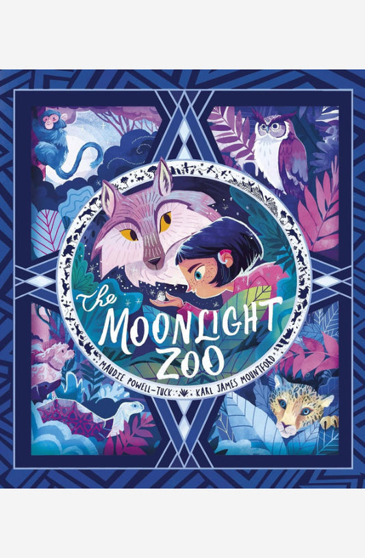 Book cover of The Moonlight Zoo by Maudie Powell-Tuck at Wild and the Sage, Galle, Sri Lanka