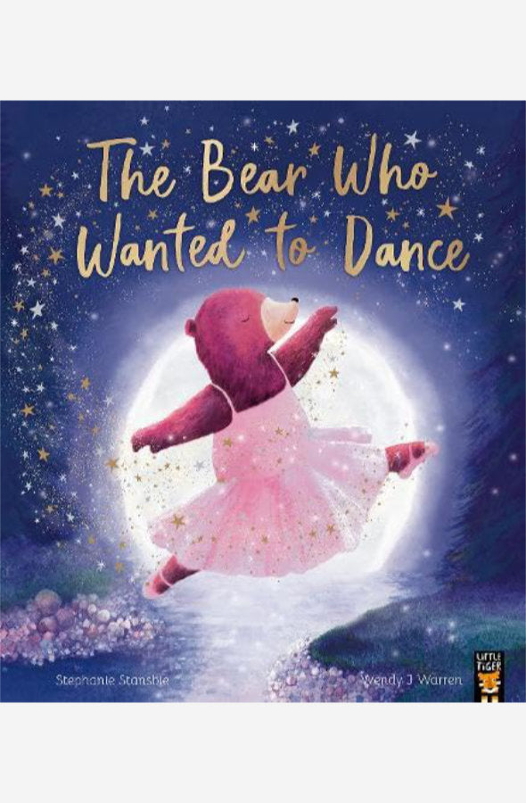 Book cover of The Bear Who Wanted to Dance by Stephanie Stansbie at Wild and the Sage, Galle, Sri Lanka