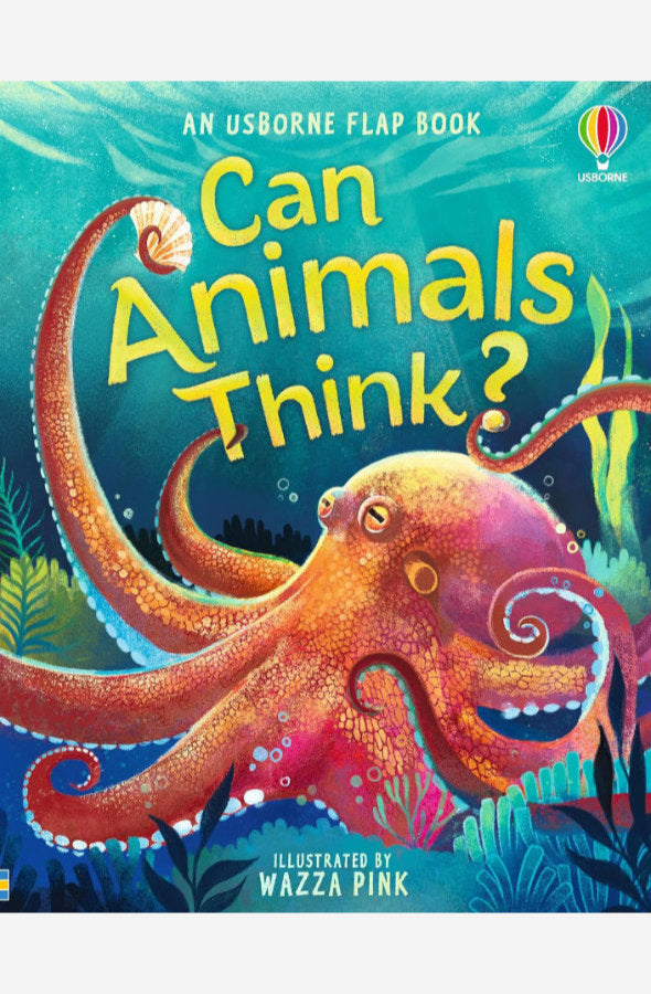Book cover of Can Animals Think? by Emily Bone at Wild and the Sage, Galle, Sri Lanka