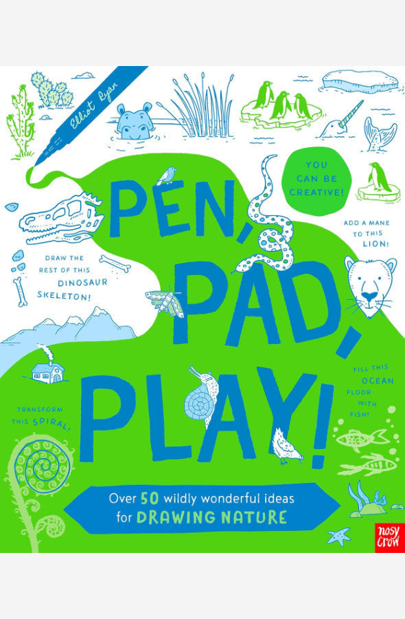 Book cover of Pen by Pad by Play by Nosy Crow at Wild and the Sage, Galle, Sri Lanka