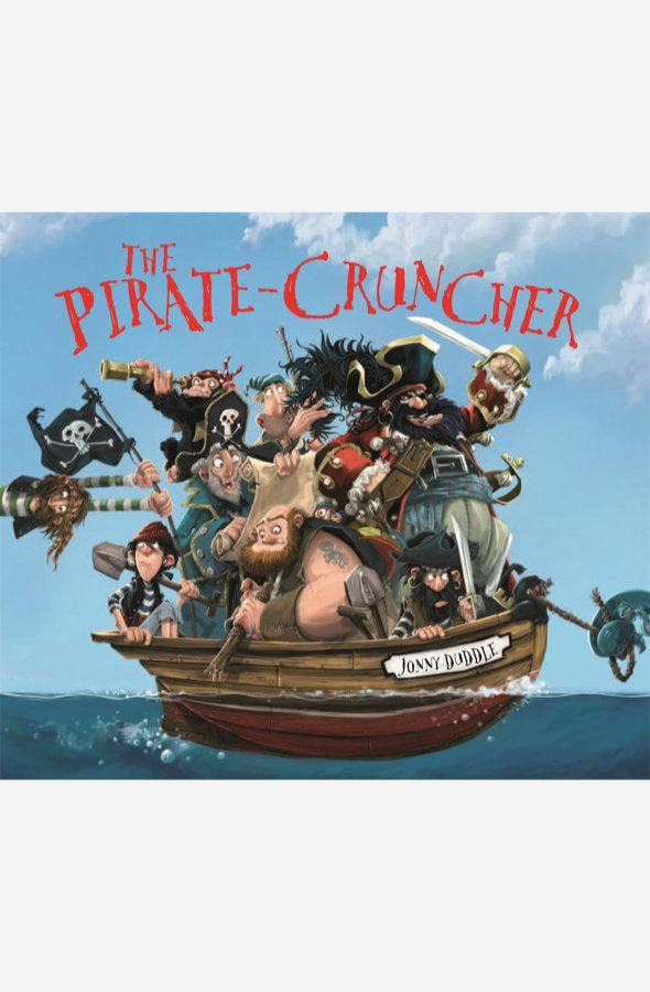 Book cover of The Pirate Cruncher by Jonny Duddle at Wild and the Sage, Galle, Sri Lanka