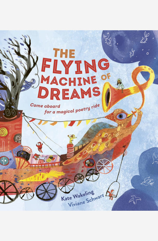 Book cover of The Flying Machine of Dreams by Kate Wakeling at Wild and the Sage, Galle, Sri Lanka