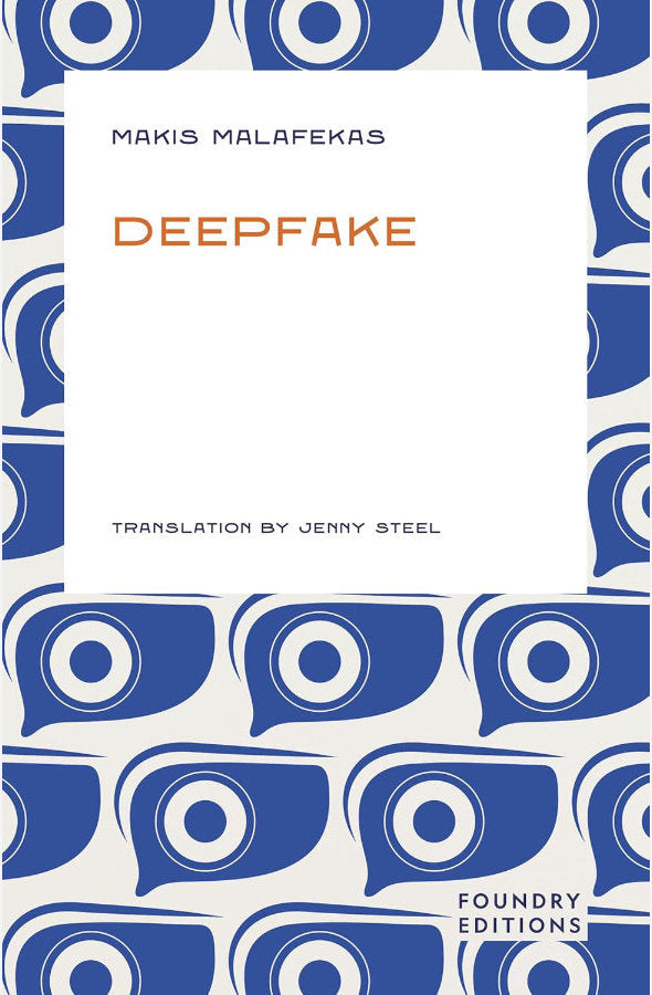 Book cover of Deepfake by Makis Malafekas at Wild and the Sage, Galle, Sri Lanka