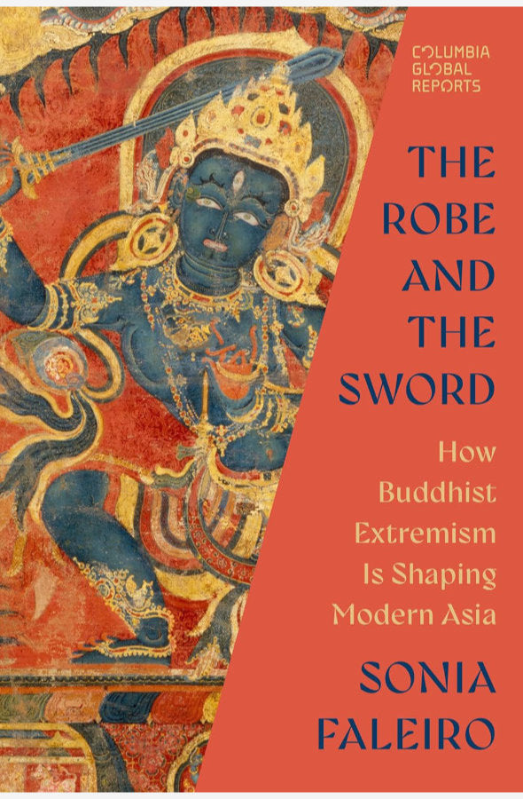 Book cover of The Robe and the Sword by Sonia Faleiro at Wild and the Sage, Galle, Sri Lanka