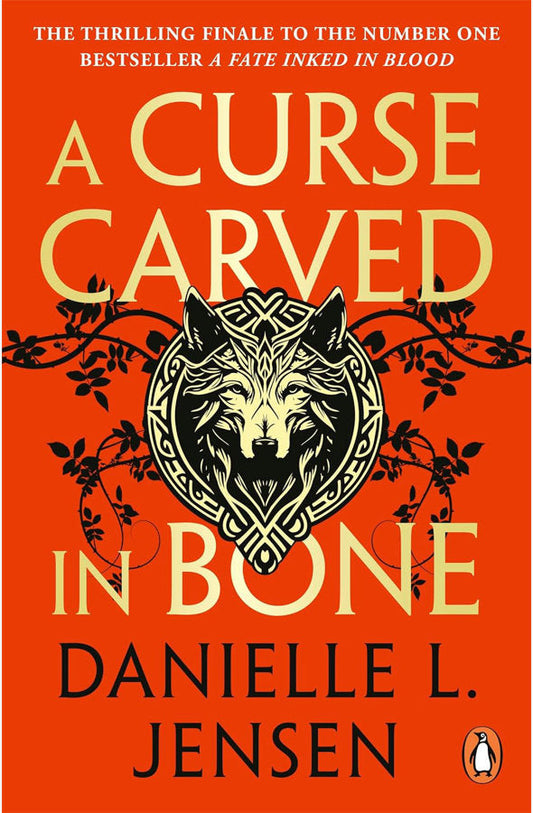 Book cover of A Curse Carved in Bone by Danielle L. Jensen at Wild and the Sage, Galle, Sri Lanka