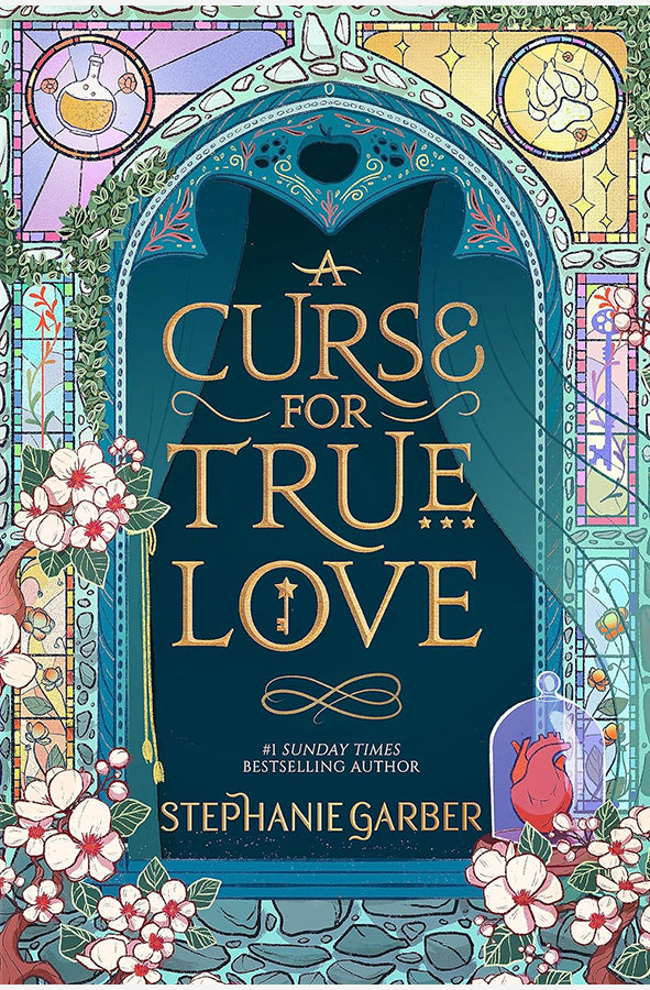 Book cover of A Curse For True Love by Stephanie Garber at Wild and the Sage, Galle, Sri Lanka
