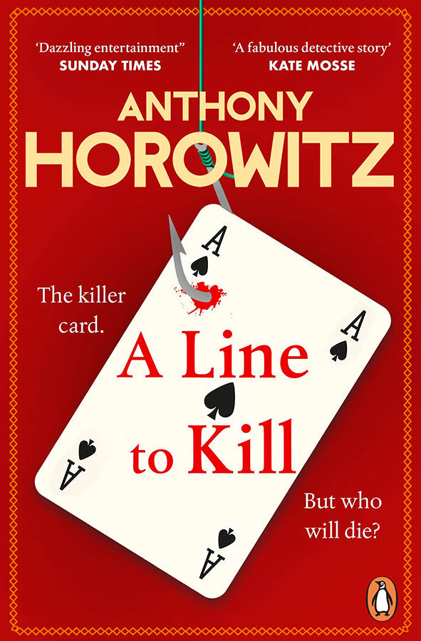 Book cover of A Line to Kill by Anthony Horowitz at Wild and the Sage, Galle, Sri Lanka