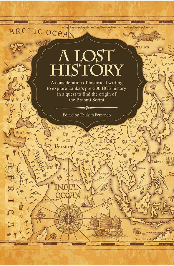 Book cover of A Lost History by Tulsith Fernando at Wild and the Sage, Galle, Sri Lanka