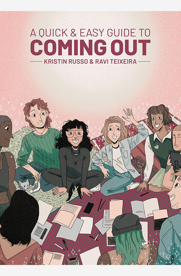 Book cover of A Quick & Easy Guide to Coming Out by Kristin Russo at Wild and the Sage, Galle, Sri Lanka