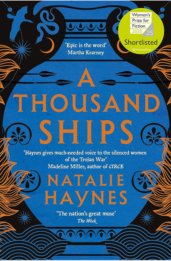 Book cover of A Thousand Ships by Natalie Haynes at Wild and the Sage, Galle, Sri Lanka