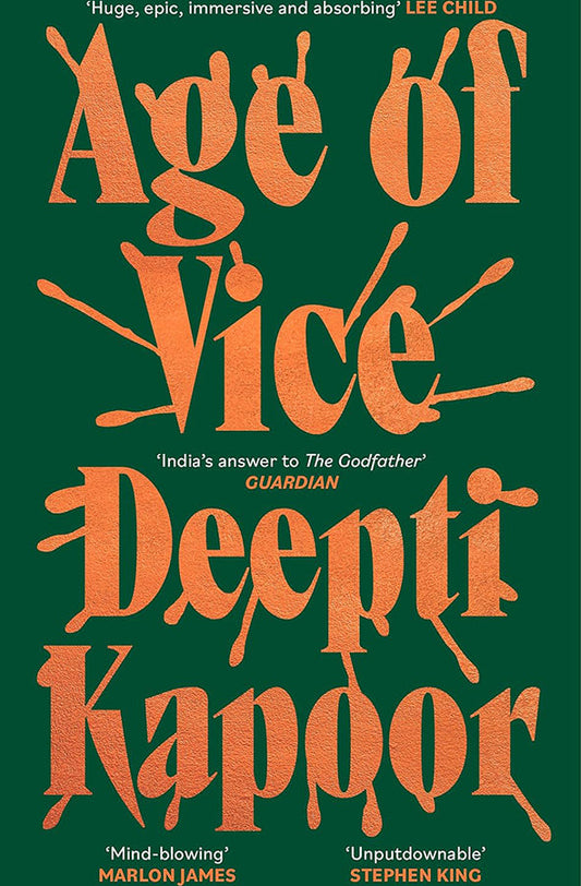 Book cover of Age of Vice by Deepti Kapoor at Wild and the Sage, Galle, Sri Lanka