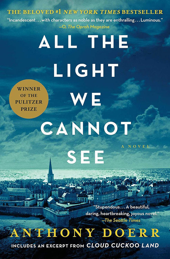 Book cover of All the Light We Cannot See by Anthony Doerr at Wild and the Sage, Galle, Sri Lanka