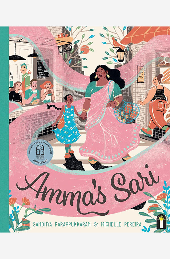 Book cover of Amma's Sari by Sandhya Parappukkaran at Wild and the Sage, Galle, Sri Lanka