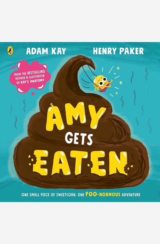 Book cover of Amy Gets Eaten by Adam Kay at Wild and the Sage, Galle, Sri Lanka