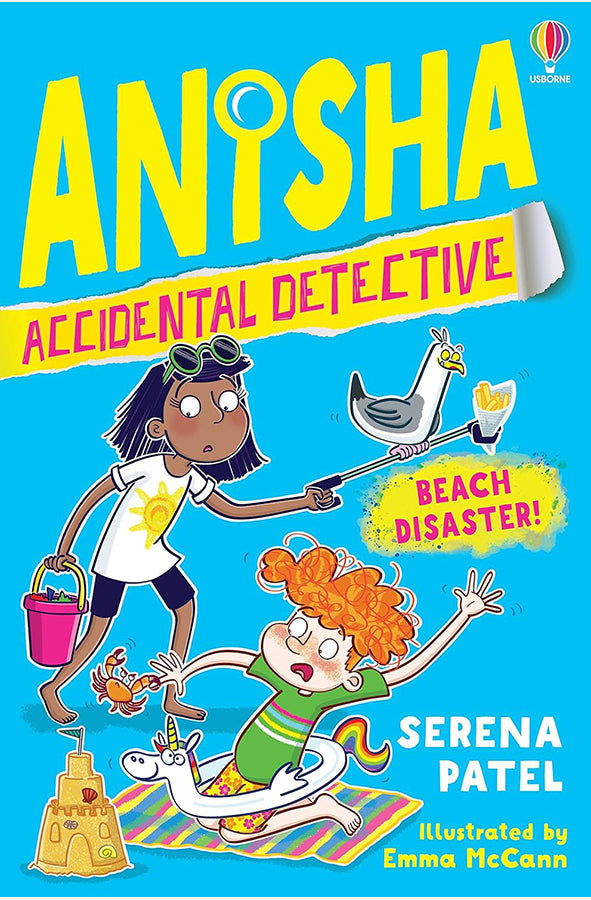 Book cover of Anisha, Accidental Detective: Beach Disaster by Serena Patel at Wild and the Sage, Galle, Sri Lanka