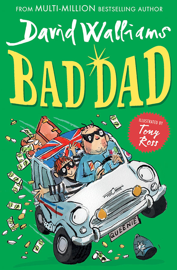 Book cover of Bad Dad by David Walliams at Wild and the Sage, Galle, Sri Lanka