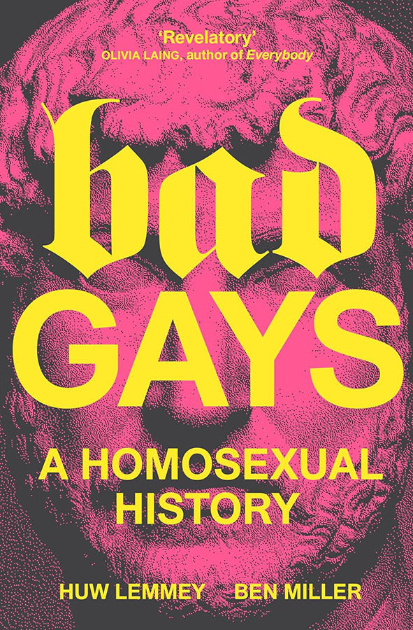 Book cover of Bad Gays by Huw Lemmey at Wild and the Sage, Galle, Sri Lanka