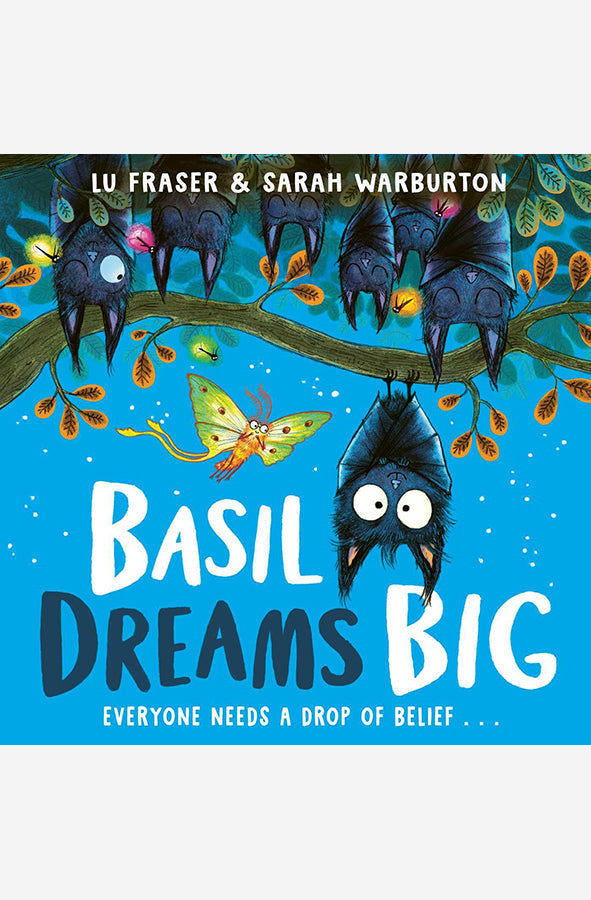 Book cover of Basil Dreams Big by Lu Fraser, Sarah Warburton at Wild and the Sage, Galle, Sri Lanka