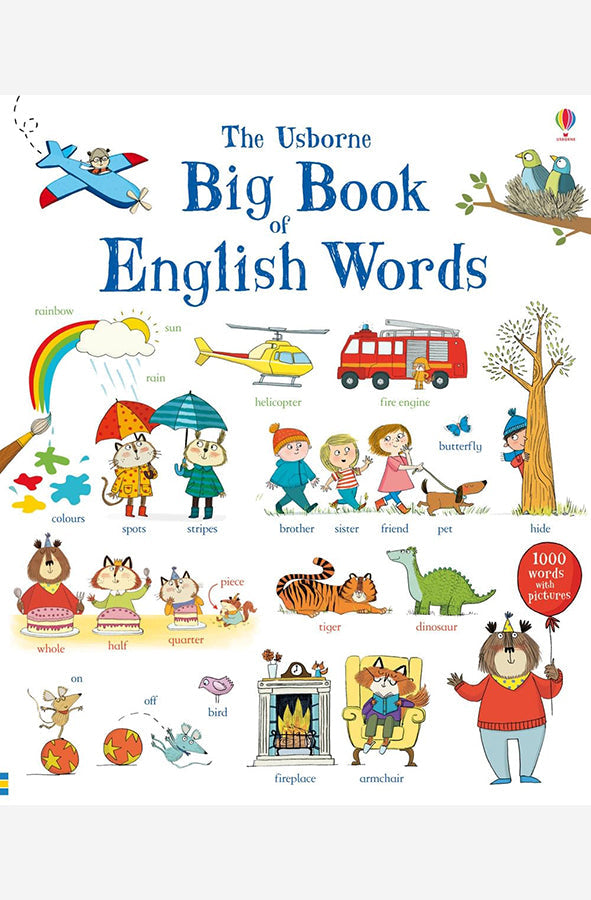 Book cover of Big Book Of English Words by Mairi Mackinnon at Wild and the Sage, Galle, Sri Lanka