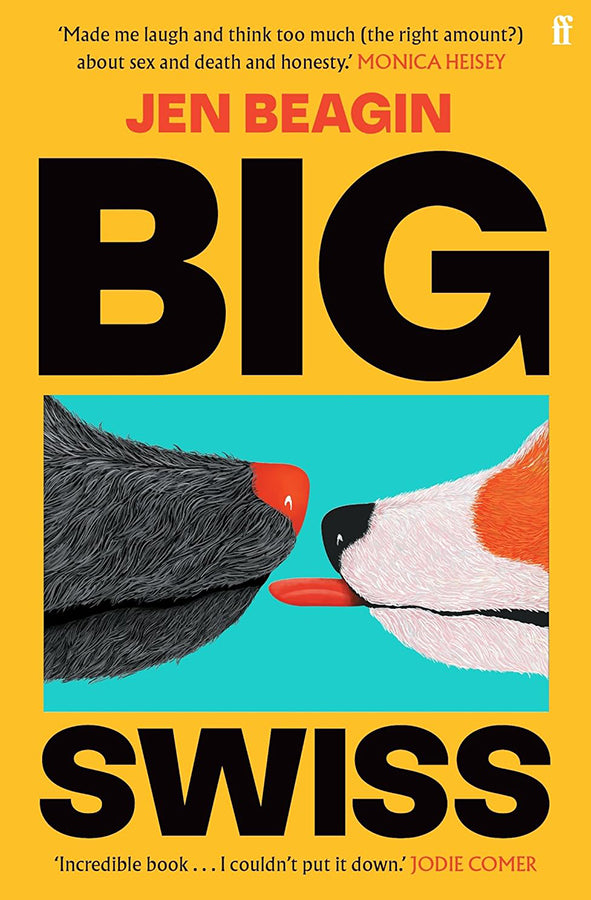 Book cover of Big Swiss by Jen Beagin at Wild and the Sage, Galle, Sri Lanka
