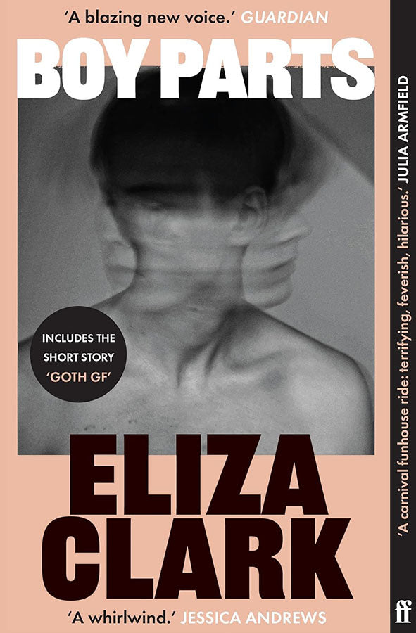 Book cover of Boy Parts by Eliza Clark at Wild and the Sage, Galle, Sri Lanka