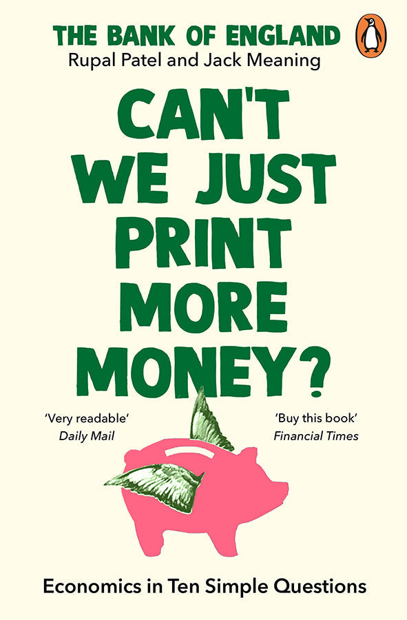 Book cover of Can't We Just Print More Money? by Rupal Patel at Wild and the Sage, Galle, Sri Lanka