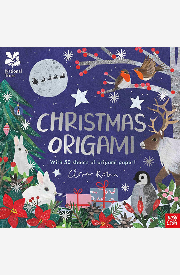 Book cover of Christmas Origami by Nick Robinson at Wild and the Sage, Galle, Sri Lanka