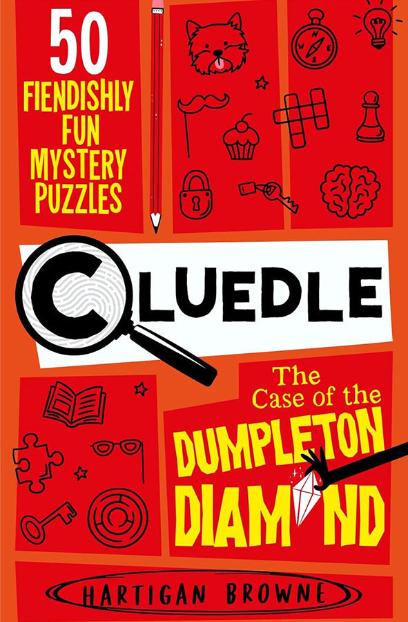 Book cover of Cluedle - The Case of the Dumpleton Diamond by Hartigan Browne at Wild and the Sage, Galle, Sri Lanka
