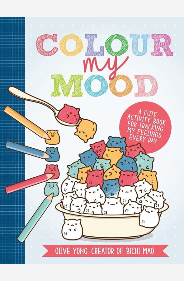 Book cover of Colour My Mood by OLIVE YONG at Wild and the Sage, Galle, Sri Lanka