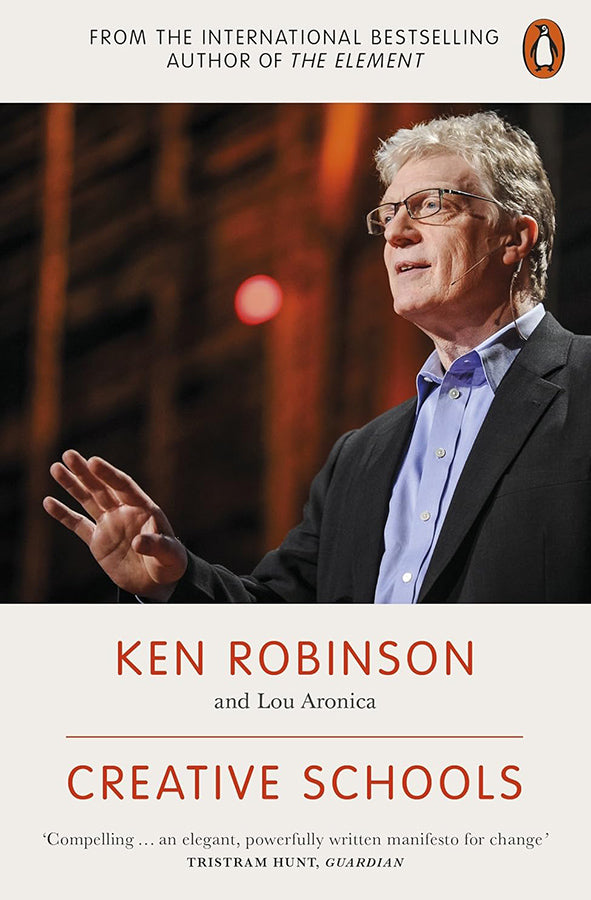 Book cover of Creative Schools : Revolutionizing Education from the Ground Up by Sir Ken Robinson at Wild and the Sage, Galle, Sri Lanka