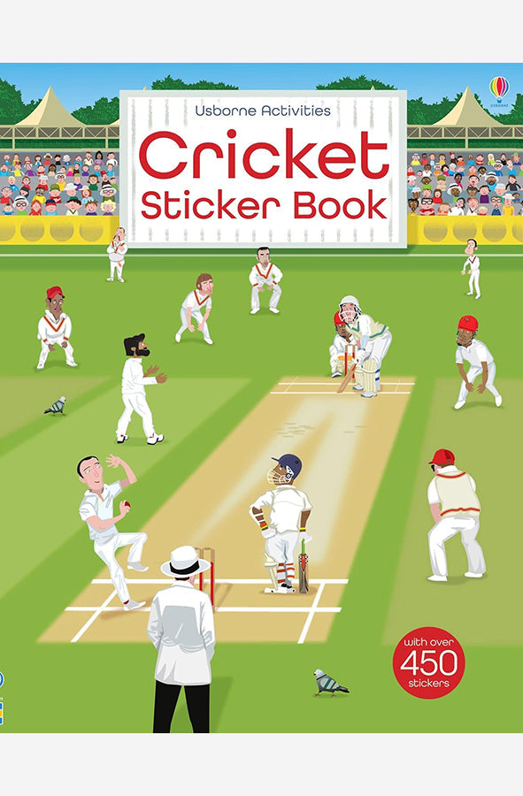 Book cover of Cricket Sticker Book by Emily Bone at Wild and the Sage, Galle, Sri Lanka