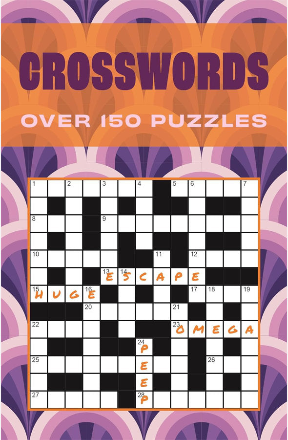Book cover of Crosswords: Over 150 Puzzles by Eric Saunders at Wild and the Sage, Galle, Sri Lanka
