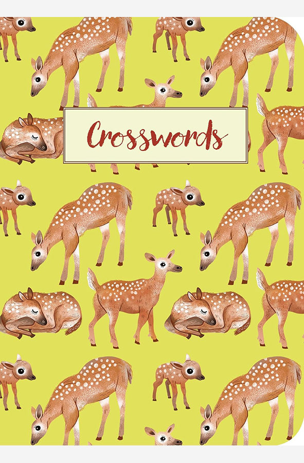 Book cover of Crosswords - Woodland Puzzles by Eric Saunders at Wild and the Sage, Galle, Sri Lanka