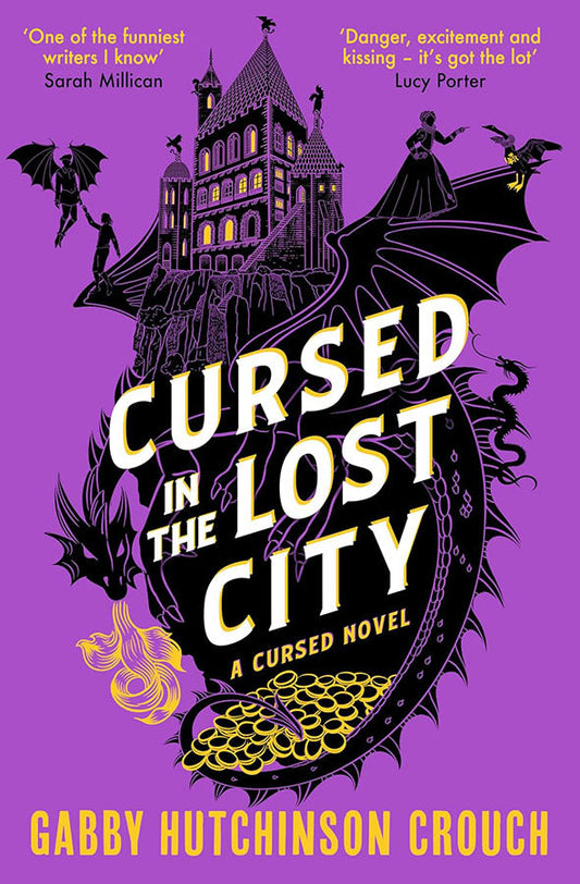 Book cover of Cursed in the Lost City by Gabby Hutchinson Crouch at Wild and the Sage, Galle, Sri Lanka