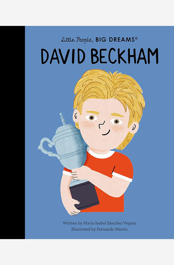 Book cover of David Beckham by Maria Isabel Sanchez Vegara at Wild and the Sage, Galle, Sri Lanka