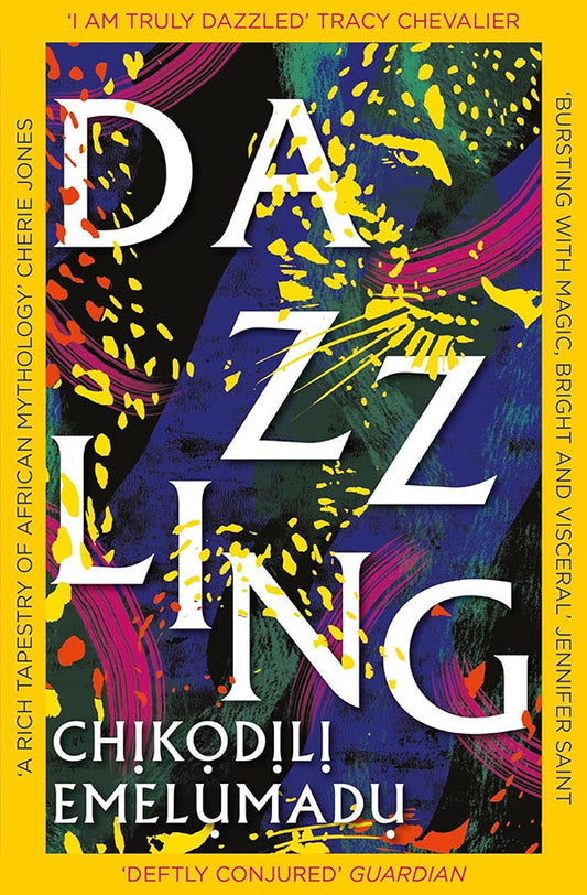 Book cover of Dazzling by Chikodili Emelumadu at Wild and the Sage, Galle, Sri Lanka
