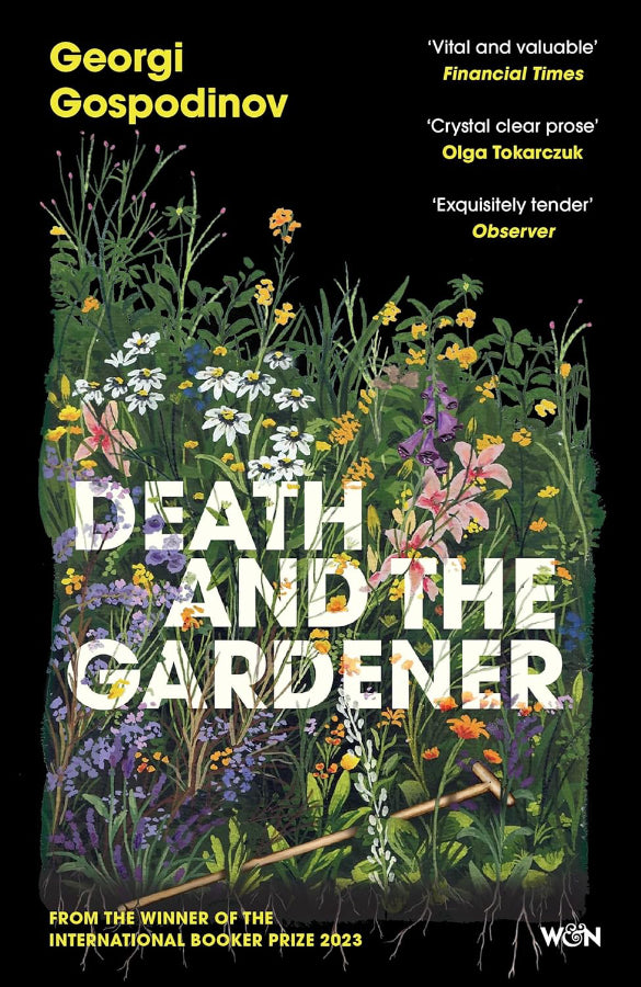 Book cover of Death and the Gardener by Georgi Gospodinov at Wild and the Sage, Galle, Sri Lanka