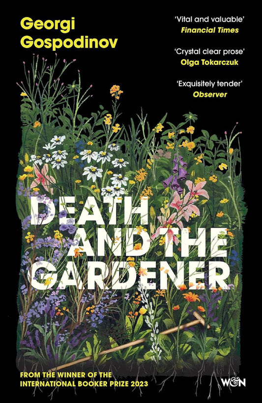 Book cover of Death and the Gardener by Georgi Gospodinov at Wild and the Sage, Galle, Sri Lanka