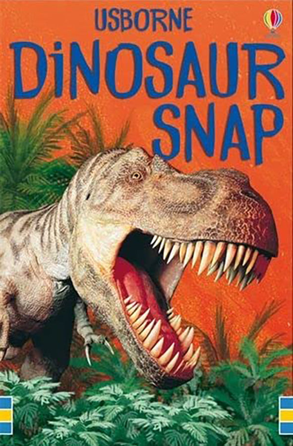 Book cover of Dinosaur Snap Cards by Usborne at Wild and the Sage, Galle, Sri Lanka