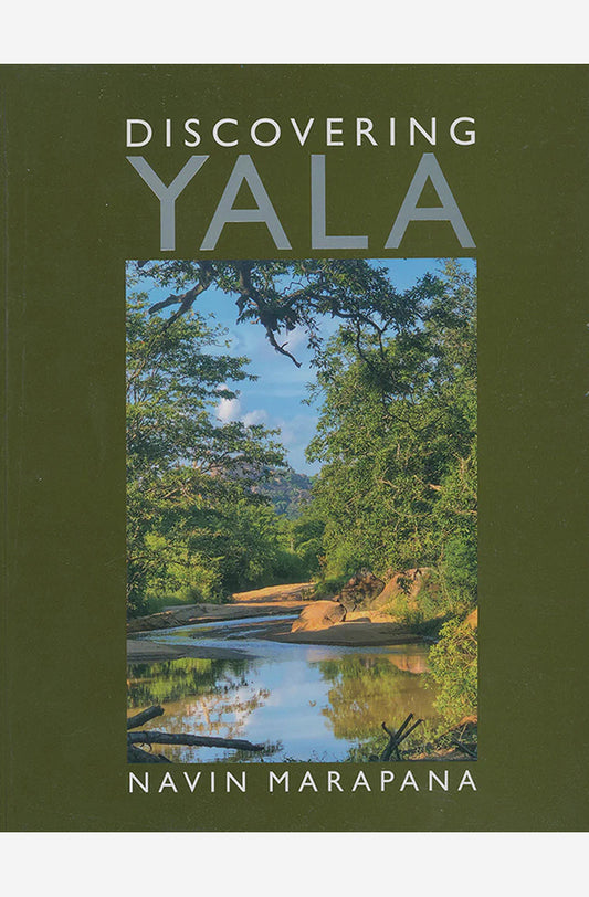 Book cover of Discovering Yala by Navin Marapana at Wild and the Sage, Galle, Sri Lanka
